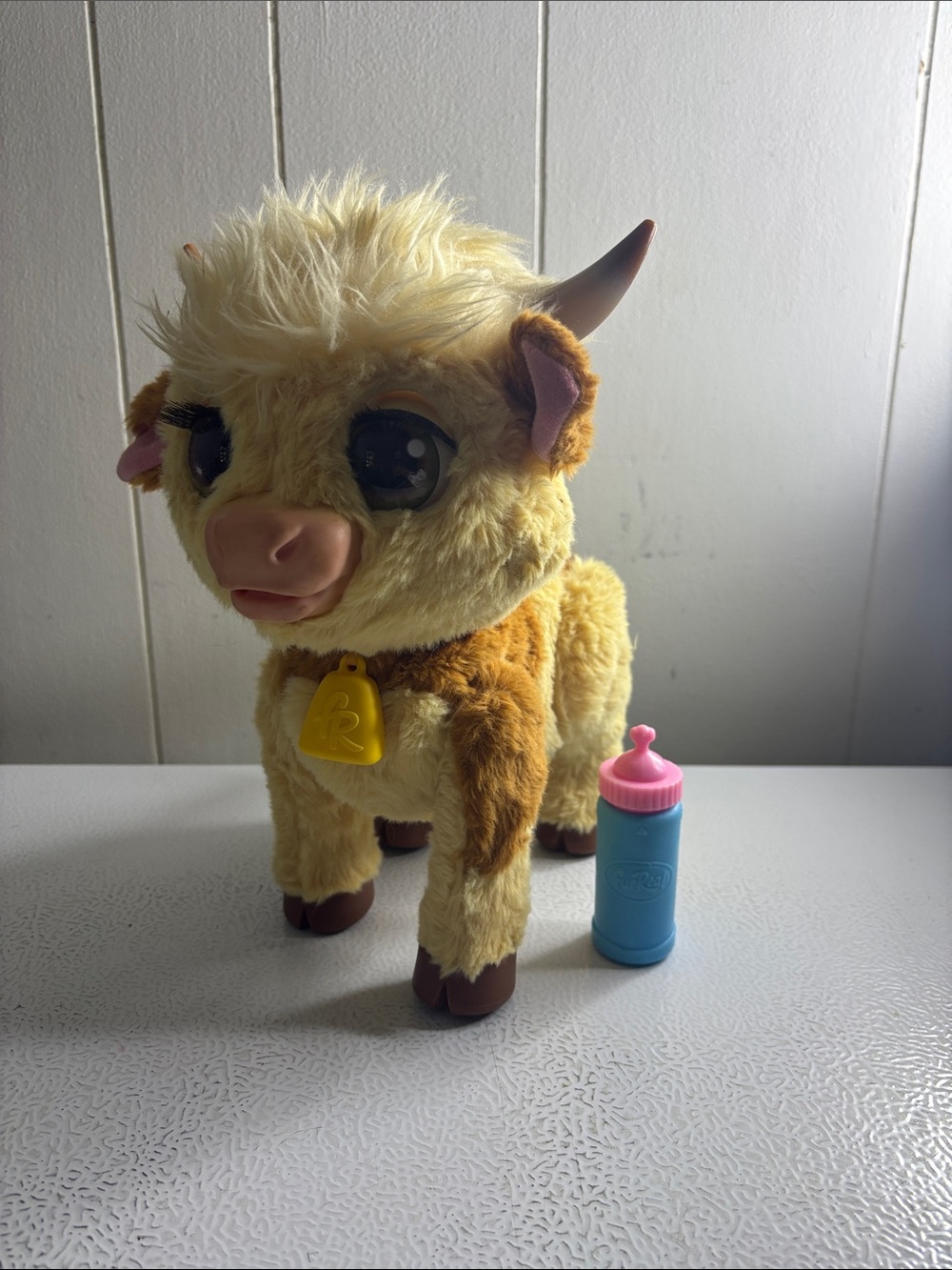 Yellow Calf Toy with Bottle - FurReal